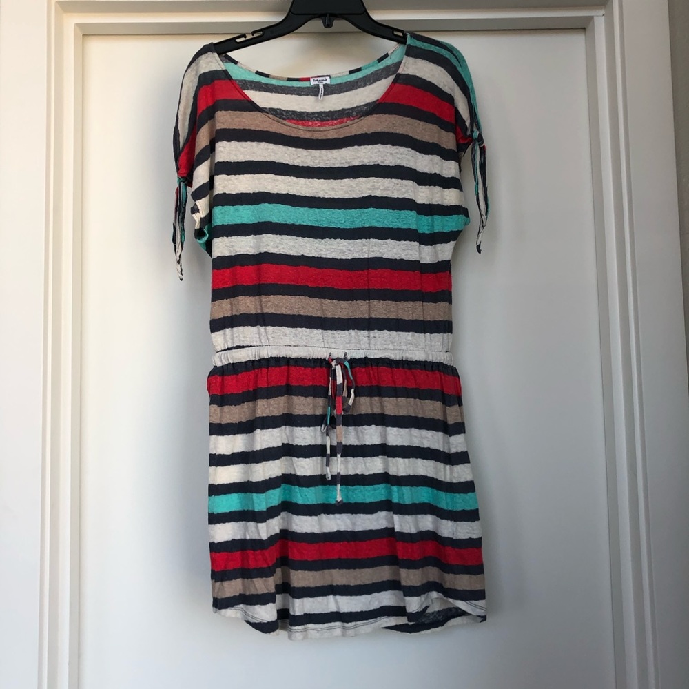 Splendid Drawstring Summer Dress, Size Small